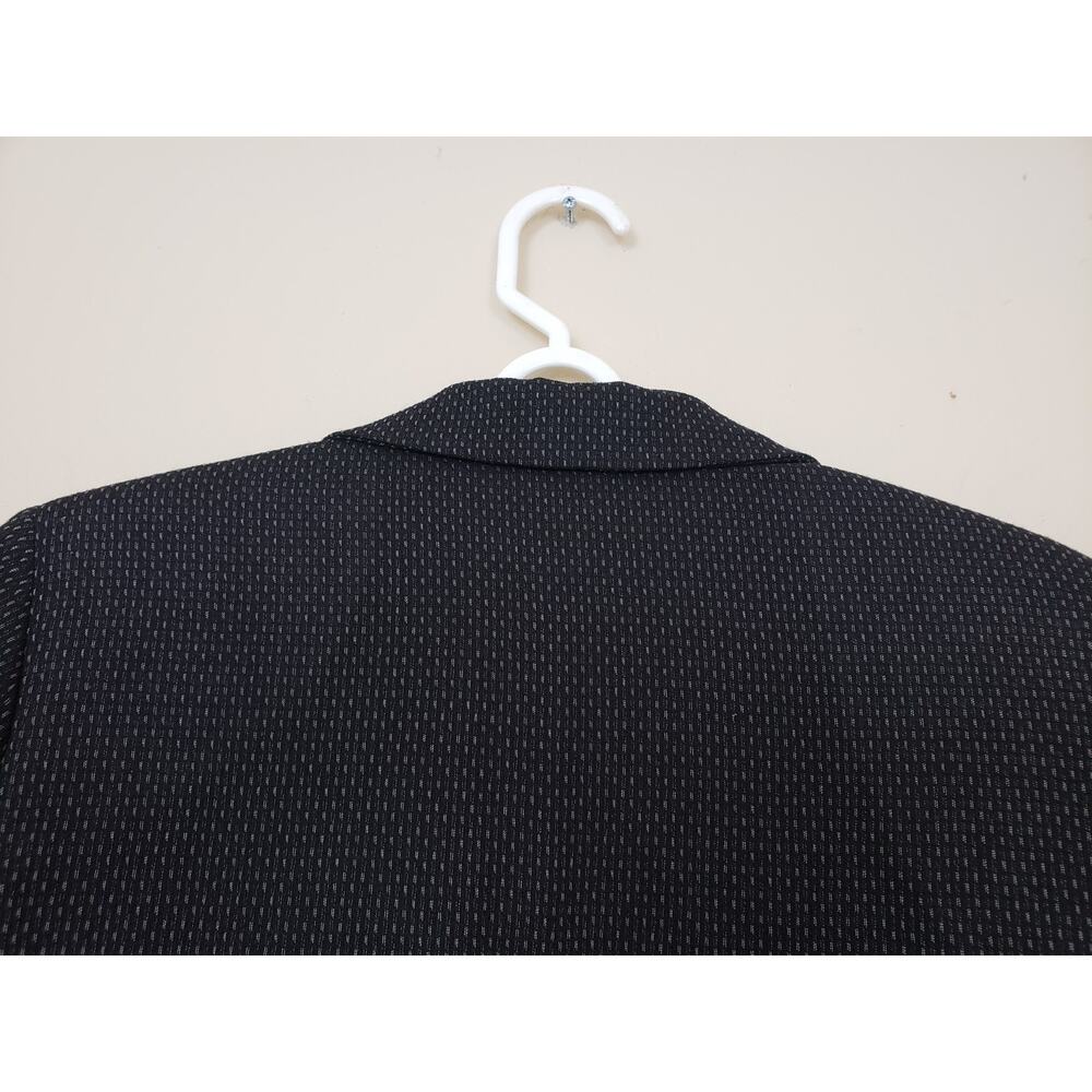 Y2K Zanella Womens Blazer Size 6 Lined Italy Black Office Siren Career Business - Picture 6 of 8
